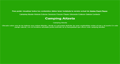 Desktop Screenshot of campingaitzeta.es